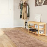 vidaXL Covor Runner MARSA Alb 100 x 300 cm Poliester și PVC 42023318