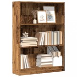 Gossi biblioteca, lemn vechi, 80x24x109 cm, lemn prelucrat