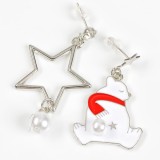 Cercei asimetrici cu urs polar si stea