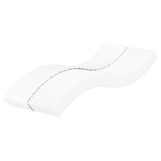 Gossi saltea din spuma, alb, 80x220 cm, duritate h2 h3