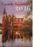 Calendar de perete 12 file. Castele faimoase 2026