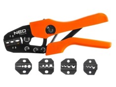 Unealtă de sertizare terminale izolate și neizolate NEO TOOLS 220mm