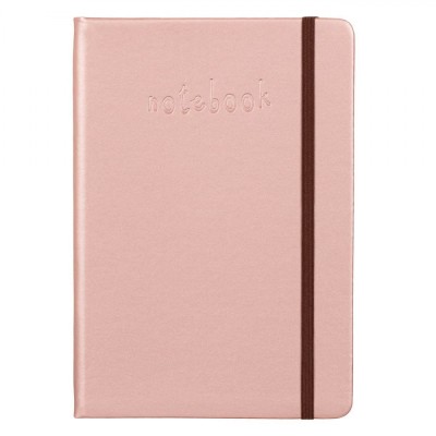 Carnet Notițe, A5, Copertă Moale, Roz, 100 File, Elastic foto