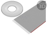 Cablu bandă 1,27mm 34 pini neecranat PVC