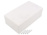 Carcasă universală ABS albă 112x200x71 mm
