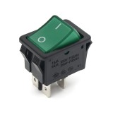 Intrerupator CR 34x31x25mm 16A 250Vac verde neon