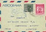 FILATELIE TEMATICA - PLIC VENEZUELA TEMATICA AVION AVIOANE AVIATIE AIRMAIL AEROGRAM, Stampilat