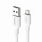 CABLU alimentare si date Ugreen, &quot;US389&quot;, Fast Charging Data Cable pt. smartphone, USB 2.0 (T) la Micro-USB (T) 5V/2.4A, 0.5m, alb &quot;60140&quot; (timbru ver