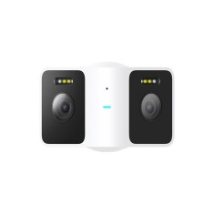 Camera de supraveghere exterior Xiaomi Outdoor Camera CW100 Dual 2K, doua obiective, alba, cu fir