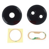 Geam Camera Spate Xiaomi Redmi 13C Negru, Sticla Protectie Obiectiv, Replacement