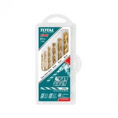 Set burghiu pentru metal Total - HSS: 8 buc