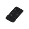 Extensie fixa pentru sutien, latime 3.5 cm, Negru, metal, 115, Crisalida