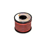 Rola cablu profesional rosu cu negru 2x14G-PRO lungime 20 metri Cod: 2x14G-PRO Automotive TrustedCars