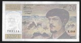 FRANTA 20 FRANCI / FRANCS 1992 [3] P- 151g ( Casier central Claude Vigier ) VF