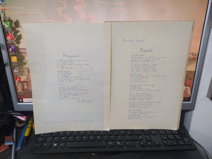 Felix Aderca, 5 poezii scrise de m&acirc;nă de un admirator, circa 1930, Finală, 050