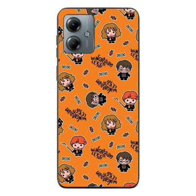 Husa compatibila cu Motorola Moto G14 Silicon Gel Tpu Model Harry Potter Wingardium Leviosa foto