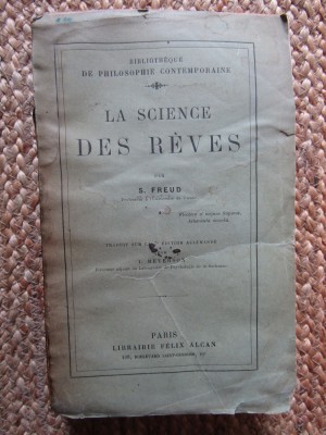 Sigmund Freud - La science des reves (1926) foto