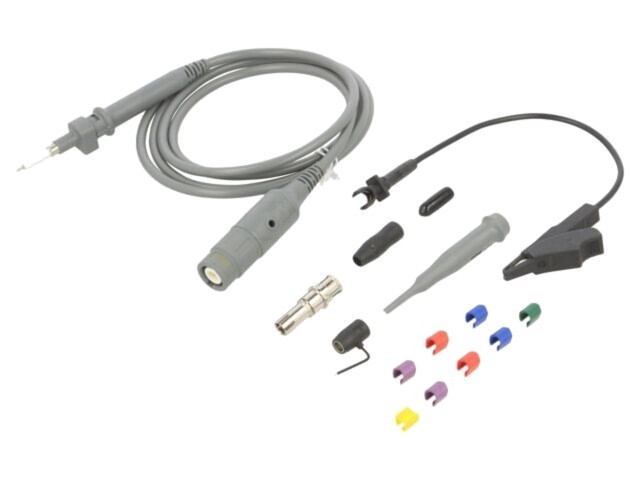 Sondă osciloscop ST&Auml;UBLI 0-500MHz 10:1 1,2m gri
