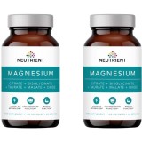 Pachet Magnesium (Magneziu) Taurate + Bisglycinate + Citrate + Malate + Oxide 120cps + 120 cps