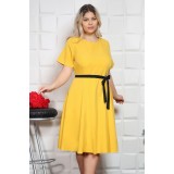 Rochie Anda Galben - 58Marimea