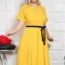 Rochie Anda Galben - 60Marimea