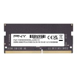 Memorie Ram Laptop PNY, 16GB, DDR4, 2Rx8, PC4-2666V, 2666Mhz, MN16GSD42666-SB, PC4-21300, CL19, 1.2V, non-ECC, sodimm, 260 pini