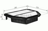 Filtru aer CHEVROLET CAPTIVA (C100, C140) (2006 - 2016) BOSCH F 026 400 203