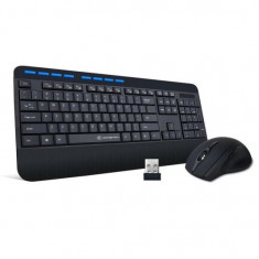 Kit wireless tastatura si mouse Gofreetech GFT-S001 negru foto