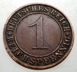 B.166 GERMANIA WEIMAR 1 REICHSPFENNIG 1932 A