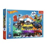 Cumpara ieftin Puzzle Trefl Hot Wheels - Masinile de Curse, 100 piese