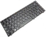 Tastatura laptop noua Lenovo Y480 Gray Frame Black WIN 8 US