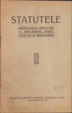 HST C1196 Statutele Sindicatului Băncilor din Ardeal Bănat Crișana și Maramureș