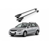 Bare portbagaj transversale auto aluminiu compatibile Hyundai Elantra Touring (Fd) combi 2007-2011 84-84 cm Cod: KL3