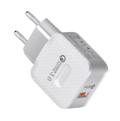 Incarcator 1 port USB 3.0 18W Incarcare rapida foto