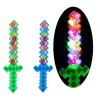Jucarie Sabie minecraft cu iluminare Led si sunete, 46cm