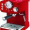 Espressor manual VORTEX SVO4016, 1.25L, 1100W, 15 bar, Rosu