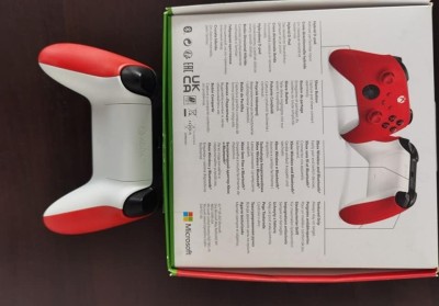 Controller Xbox Red original &amp;ndash; gamepad wireless roșu impecabil foto
