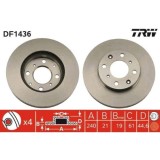Set disc frana Honda Civic 5 Coupe (Ej) 08.93-03.96, Civic 5 Hatchback (Eg) 10.91-11.95, Civic 5 Sedan (Eg Eh) 10.91-12.96, Civic 6 Coupe (Ej Em1) 03