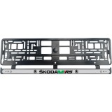 Set 2 bucati, suport numar inmatriculare Skoda VRS II