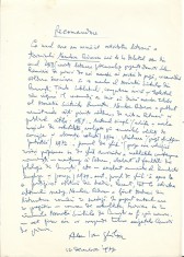 A3402N Document scris și semnat olograf de Alecu Ivan-Ghilia, 1977