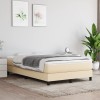 VidaXL Cadru de pat fără saltea, crem, 120x200 cm, textil 3120505