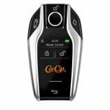 Cheie Auto Smart cu Display CerCip 618 Argintiu, Activare Keyless Entry, 4 butoane, LCD cu touchscreen, Smart Car Key