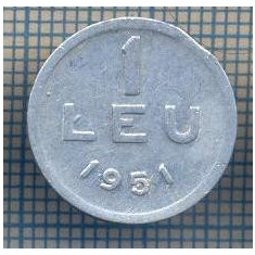 AX 778 MONEDA- ROMANIA - 1 LEU -ANUL 1951 -STAREA CARE SE VEDE