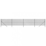 Cumpara ieftin Gard plasa de sarma, antracit, 1,4x10 m