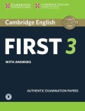 Cumpara ieftin Cambridge English First 3 Student's Book with Answers with Audio - Paperback brosat - Art Klett