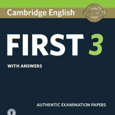 Cambridge English First 3 Student's Book with Answers with Audio - Paperback brosat - Art Klett