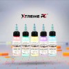 Set 5 Tusuri Tatuaje Xtreme Pastel, 5x30ml, Vegan, REACH - Roz, Galben, Albastru, Verde, Mov