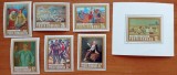 RO.- 1973- LP 835+ lp 836-&#039;&#039; REPRODUCERI DE ARTA MUNCA- SERIE+COLITA -MNH LUX -NESTAMPIL.-VEZI SCAN, Nestampilat