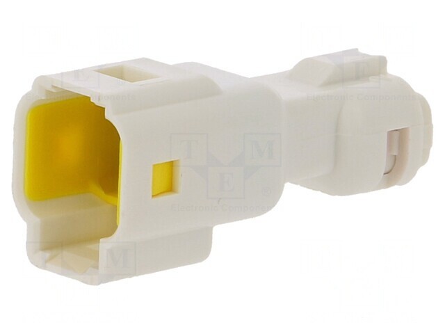 Conector Cablu-Cablu Alb IP67 E-Seal Tată Mufă