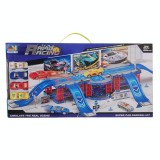 Set pista de curse, Rapid Racing, 46 piese